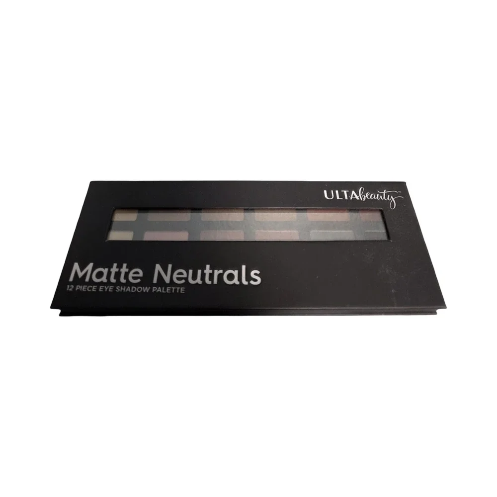 Ulta Beauty Matte Neutrals 12 Piece Eye Shadow Palette Warm & Cool Tones New
